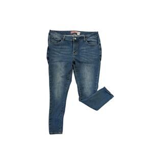 Crystal Rock Cotton Skinny Jeans size 16‎